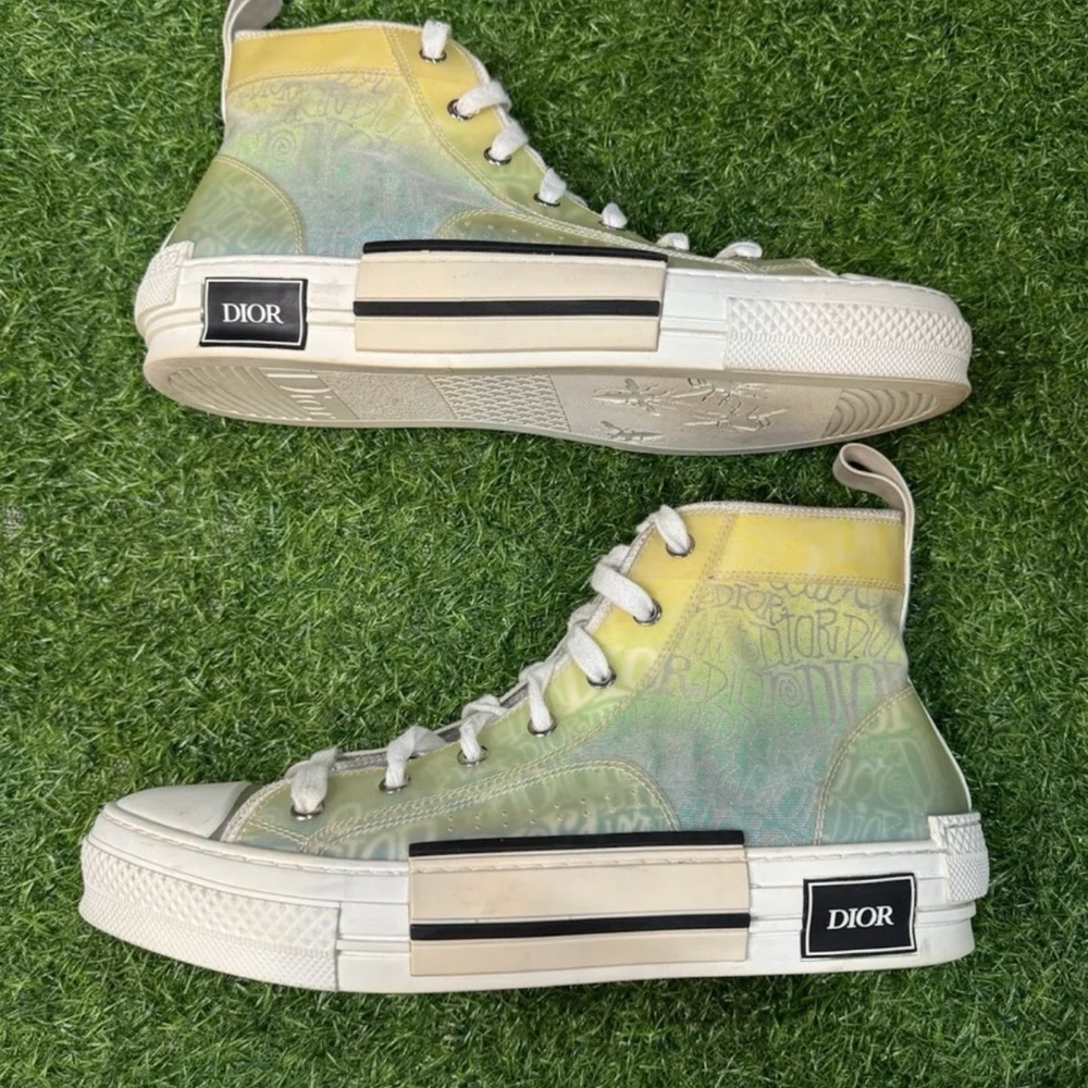 Shawn Stussy x Dior B23 High Dior - Yellow Green 41